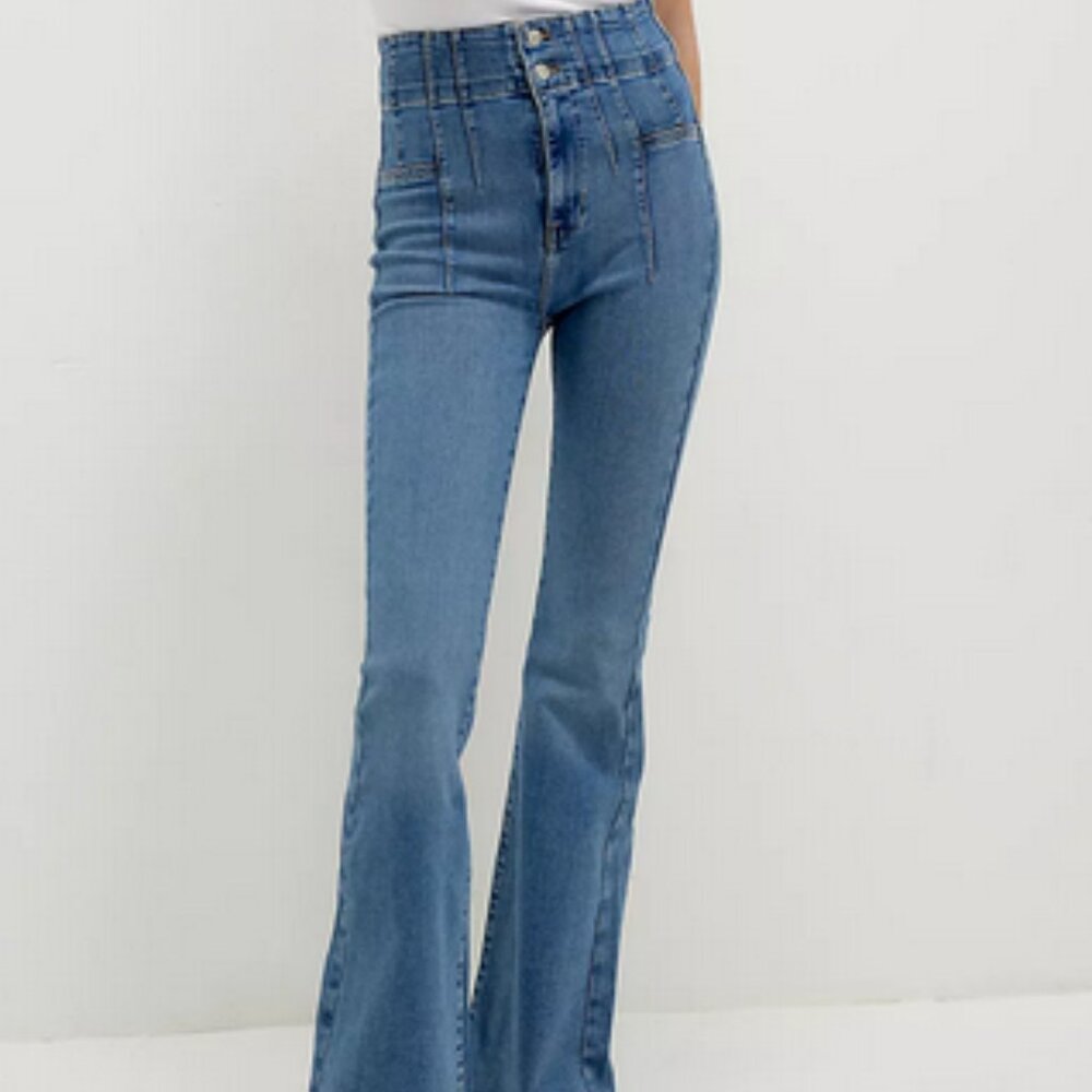 Free People Jayde Flare Jeans 29 SHORT